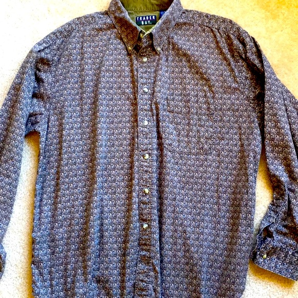 BUTTON DOWN Casual Patterned Shirt - Picture 2 of 6